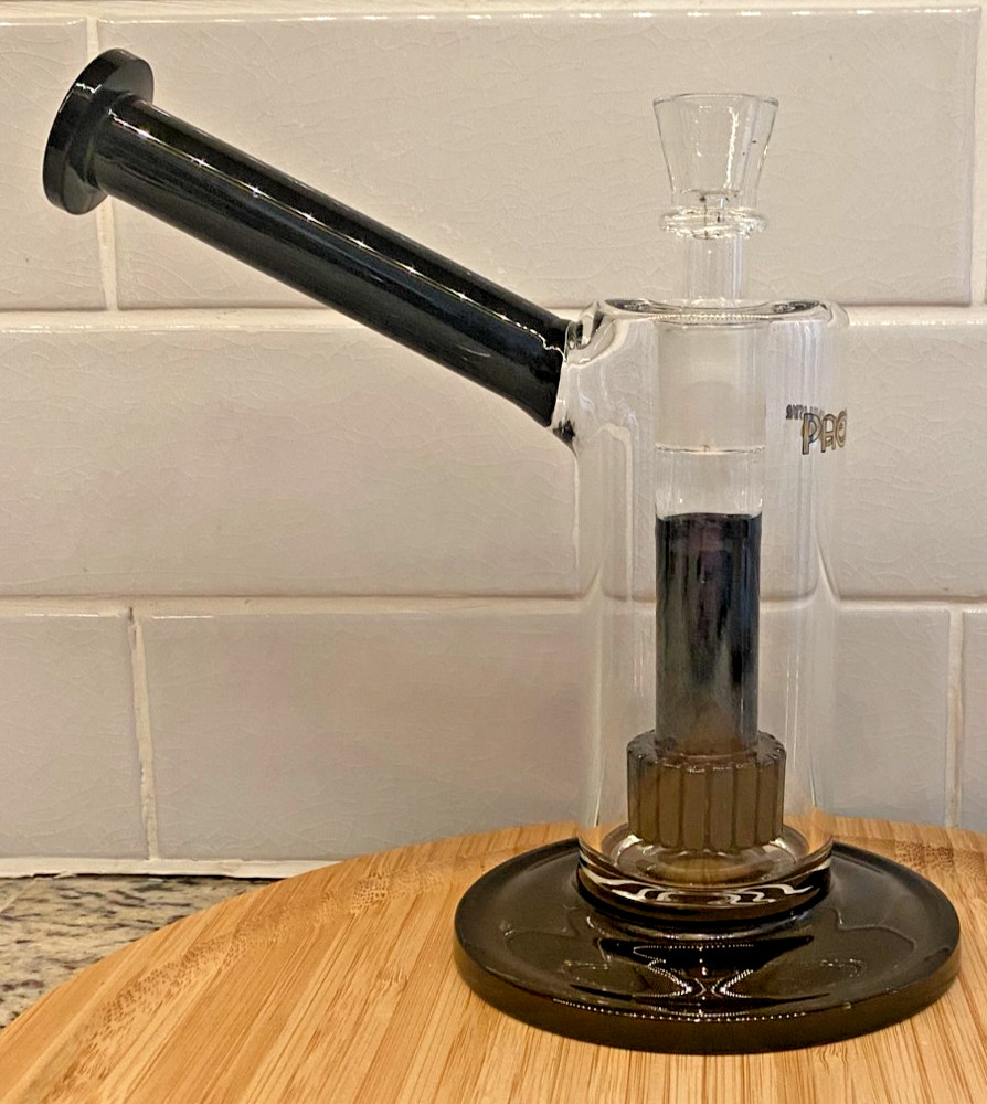 5mm Phoenix Star 8’’ Bong with Matrix Perc 4.75" Base Black