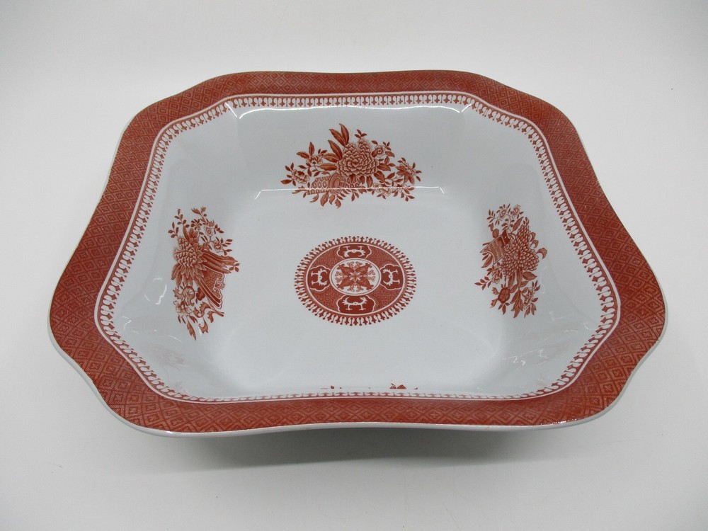SPODE FITZGERALD RED VEGETABLE BOWL - 9" - 1004D