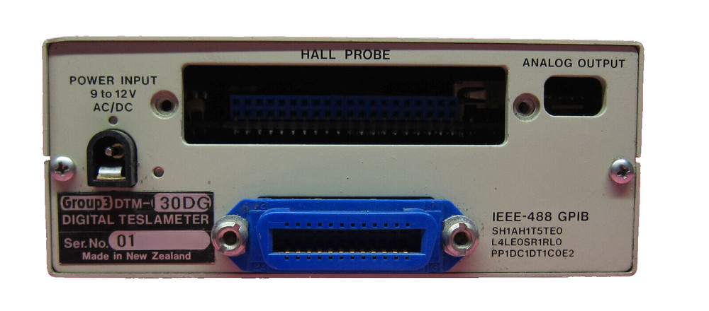 Genuine Group3 DTM-130 Digital Teslameter