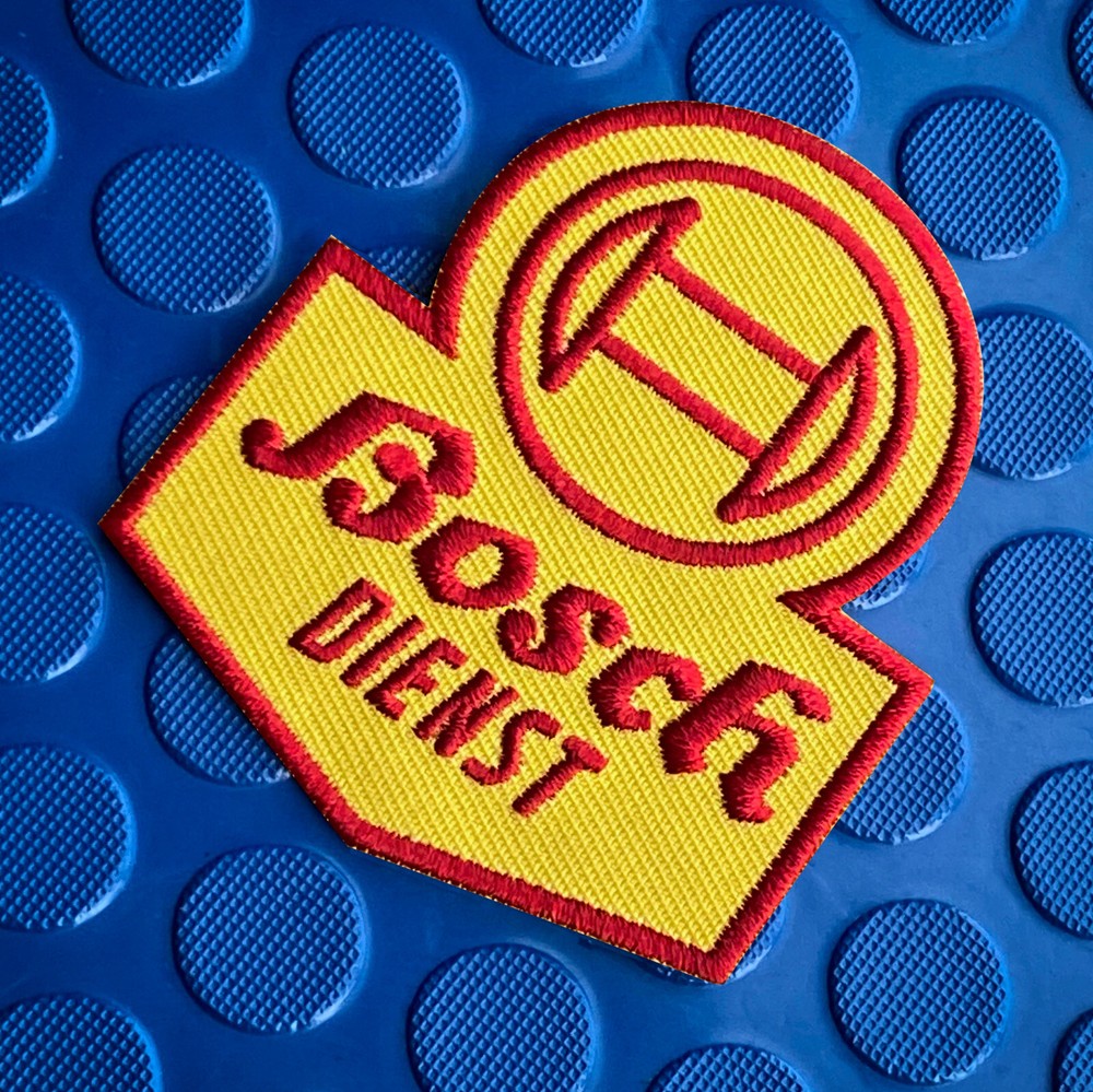 BOSCH Dienst German Patch Iron-On or Sew-On Service Patch