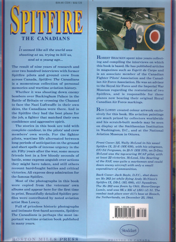 (RCAF) Spitfire The Canadians by Robert Bracken