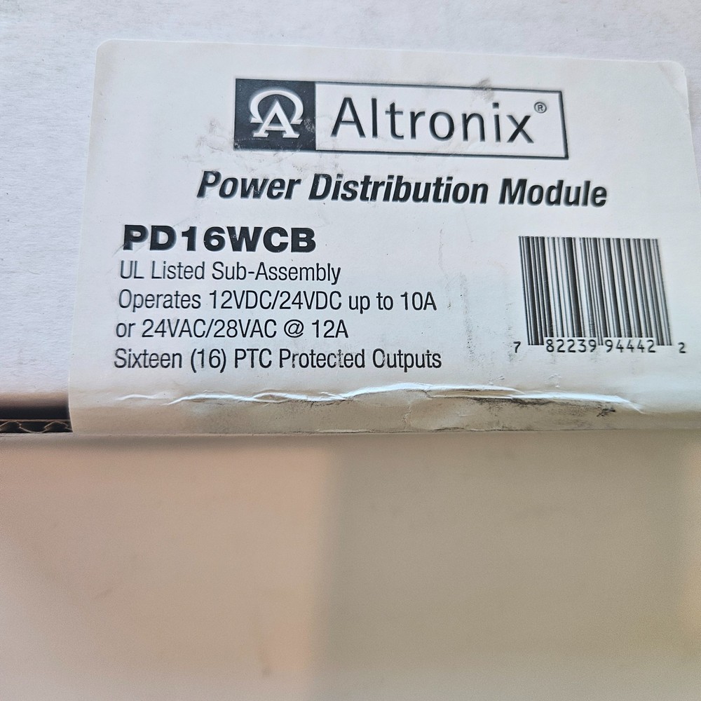 7 NEW SEALED Altronix PD16WCB Power Distribution Module