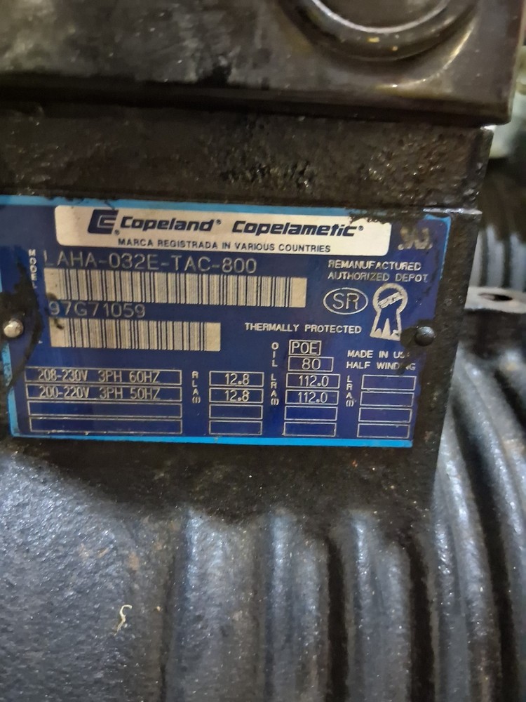 2 Copeland copelamtic compressors phase 3