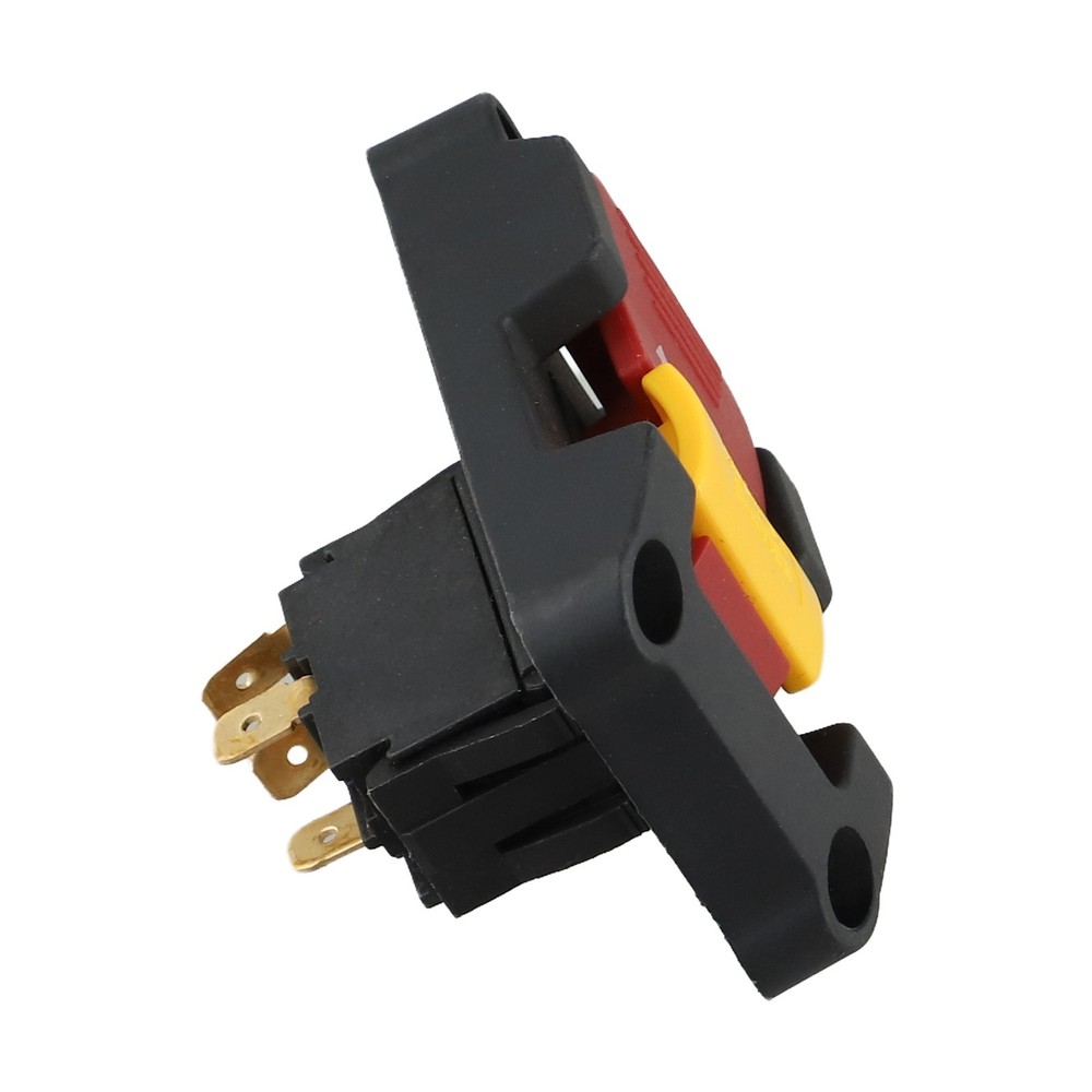 Easily Identifiable Locking Key Switch Rated at 20A for Electric Tools