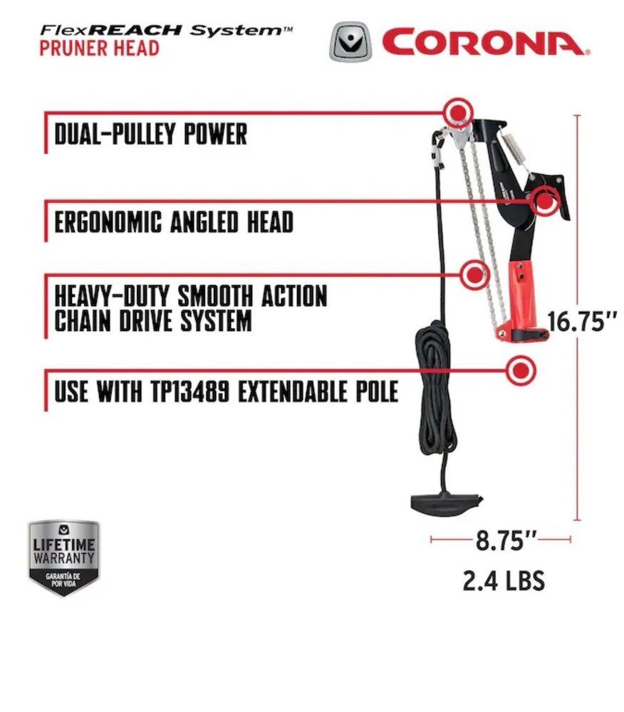 Corona Clipper FlexReach Tree Pruning 1.25" Capacity Head