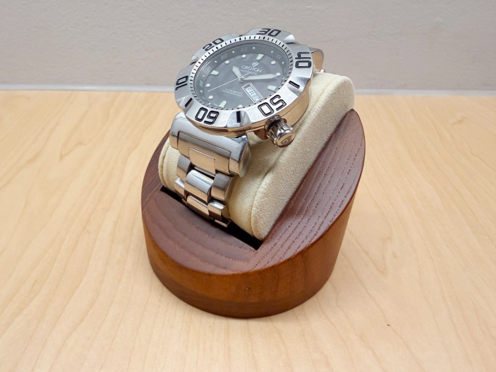 Croton Grey Vortex Pineapple SW200 Automatic Movement Dive Watch