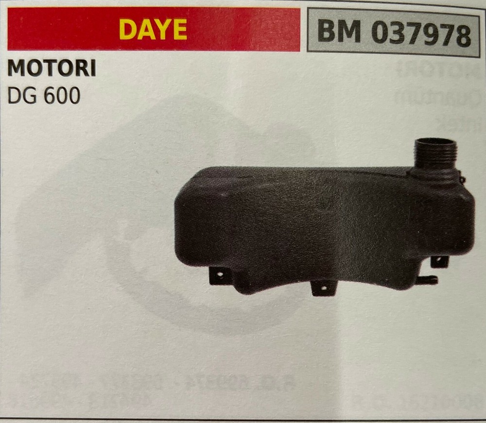 BRUMAR TANK DAYE BM045824 ENGINES DG 600