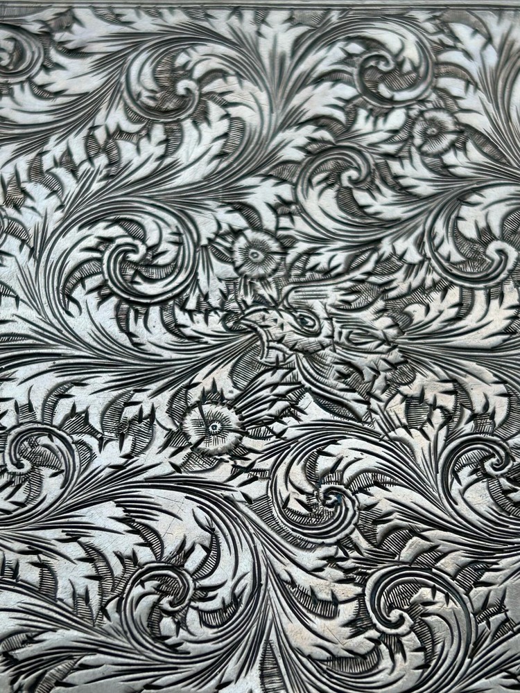 Vintage Silver Unique Design Handmade Box