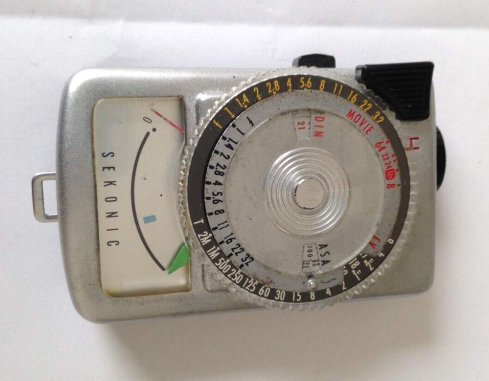 SEKONIC MICRO LEADER Light Meter Untested Vintage