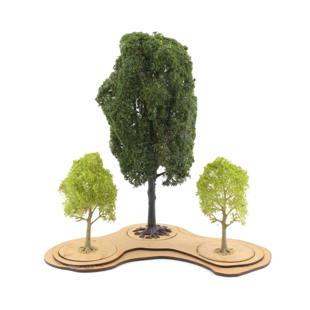 MDF Tree Bases (Choose Size & Quantity) – Tabletop Scenery Wargaming