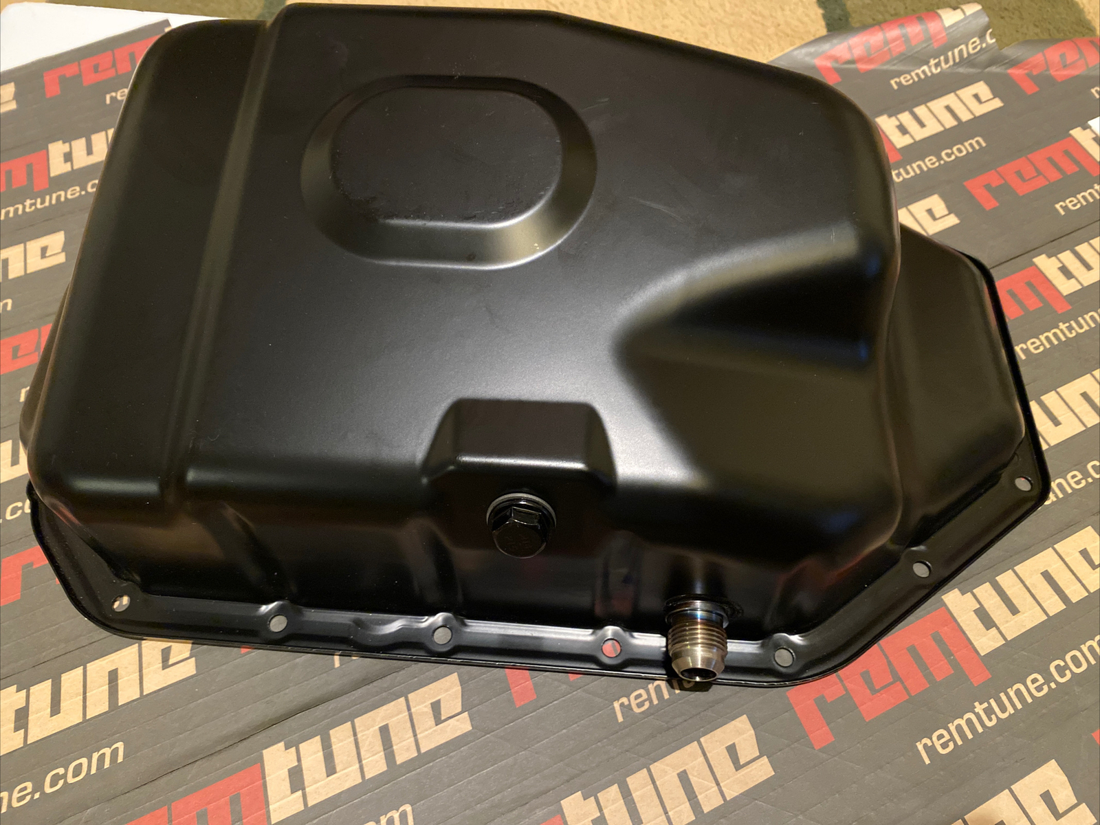 K series Welded Turbo OIL PAN -10AN K-SWAP K20 K24 HONDA ACURA RSX CIVIC