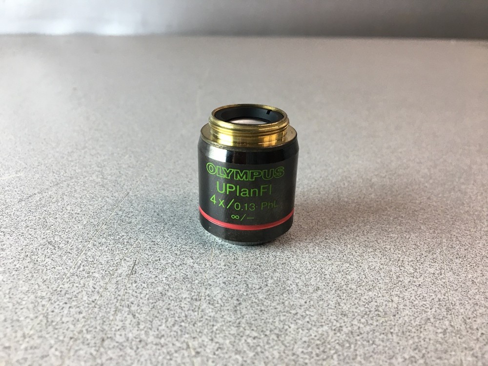 Olympus UPlanFl 4x/0.13 PhL Microscope Objective Phase Contrast