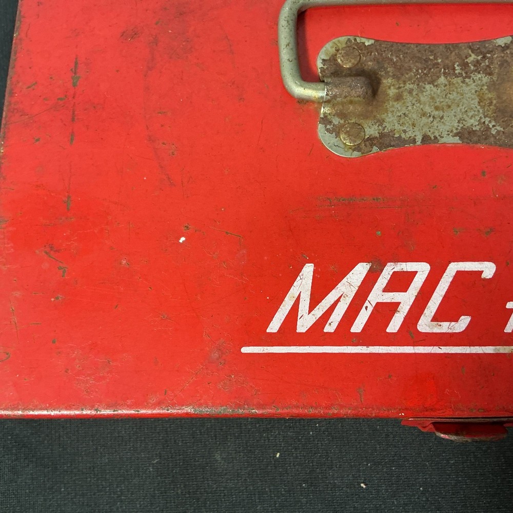 Vintage MAC TOOLS Mini Tool Box 10.5” X 7” X 2”