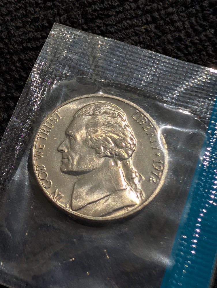 1972-P  BU Jefferson Nickle from Mint set