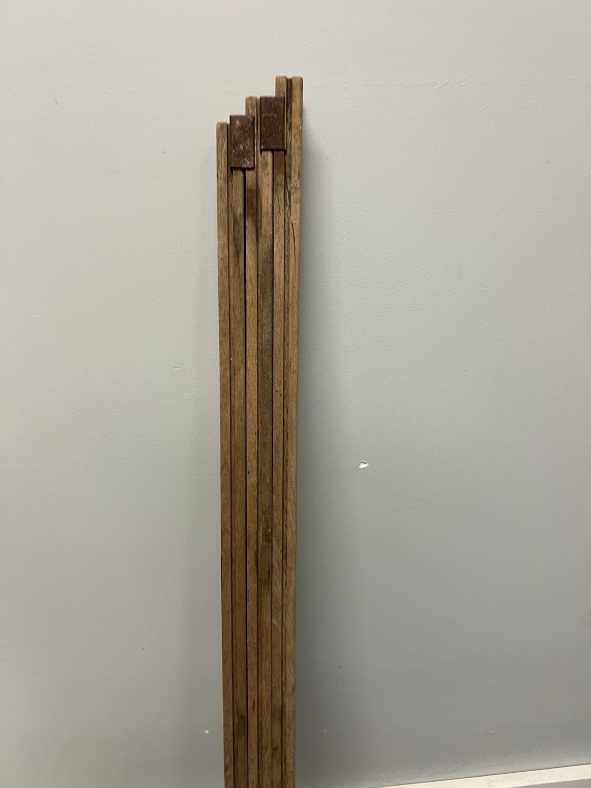 Vintage 8 FT GRADE ROD Survey Measuring Stick Ruler Story Pole industrial decor