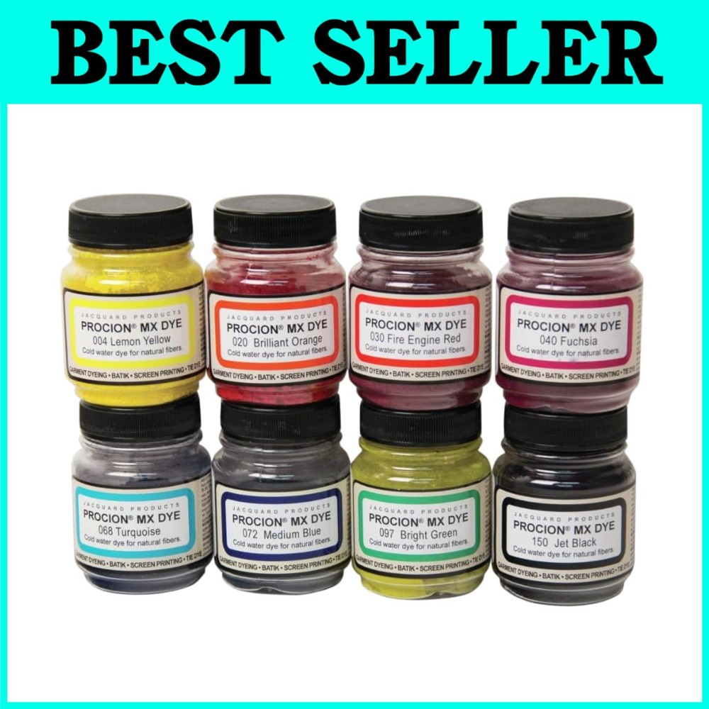 Professional Fabric Dye Set - 8 Shades