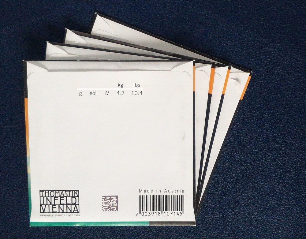 Thomastik Vision Titanium Solo VIT100 Size 4/4 Violin Strings 4/4 Medium Austria