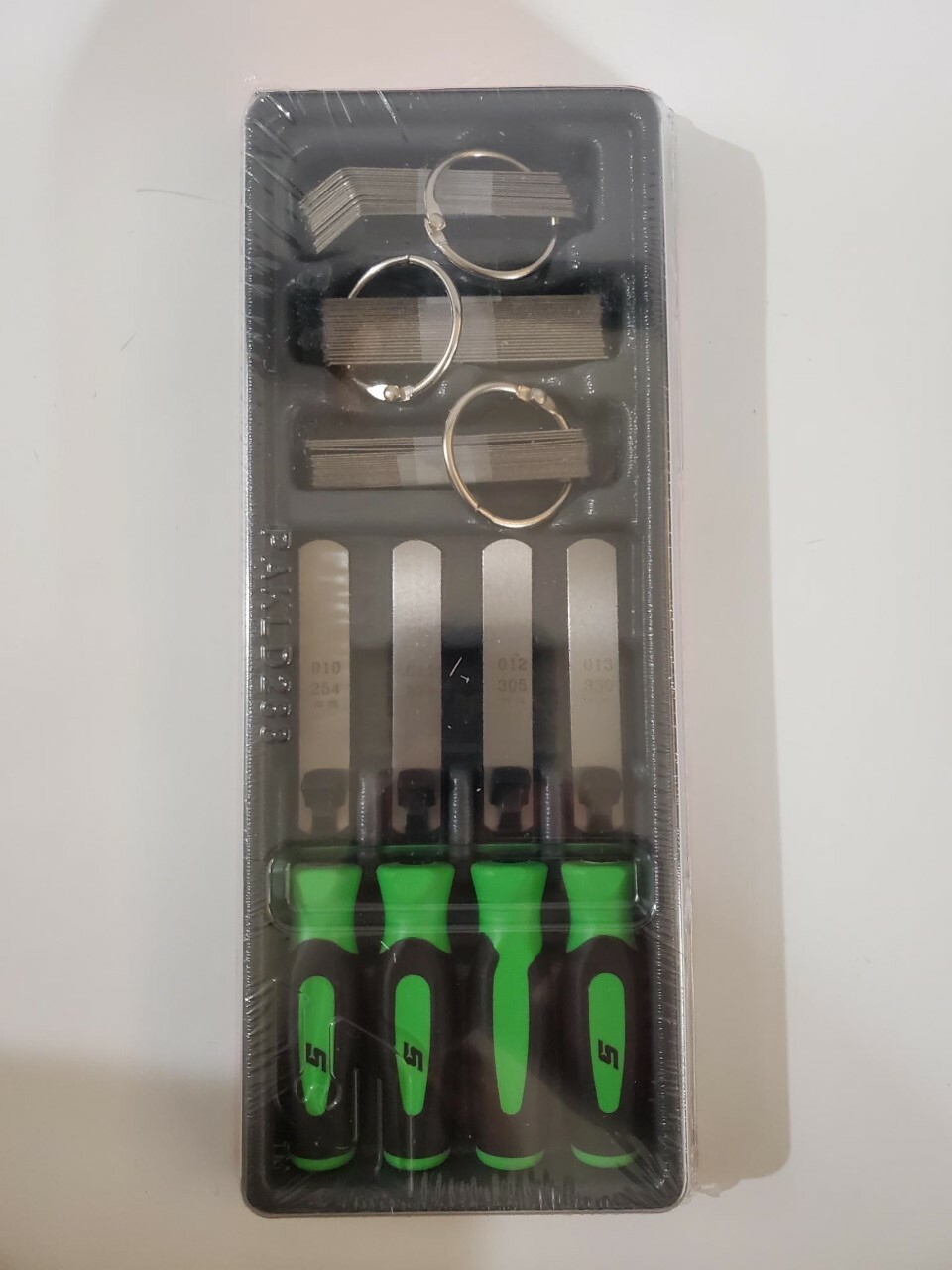 82 Blade Feeler Gauge Combination Straight/Step & 45 W/ Tray Holder 3 colors NEW