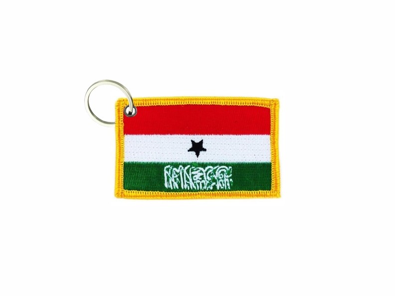 Somaliland Flag Keychain Embroidered Patch Badge