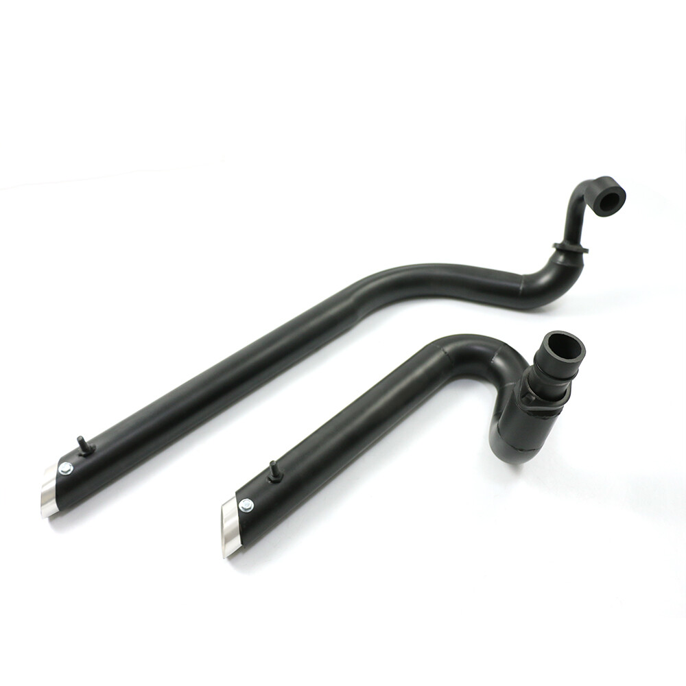 For Yamaha V star 650 XVS650 Dragstar 650 400 Shortshots Staggered Exhaust Pipes