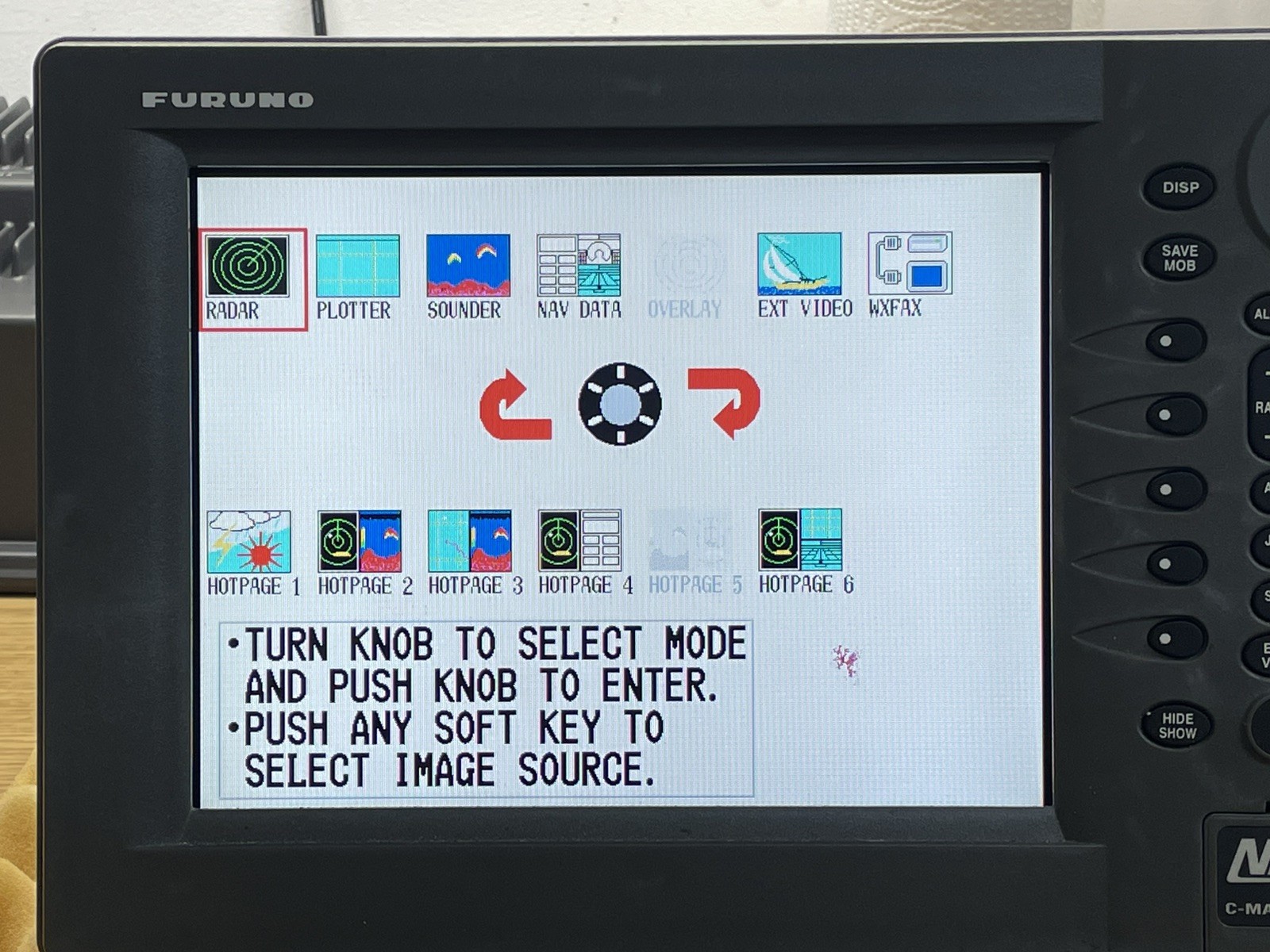 FURUNO RDP-139 or RDP-149 replacement screen w/ imperfections (Please read)