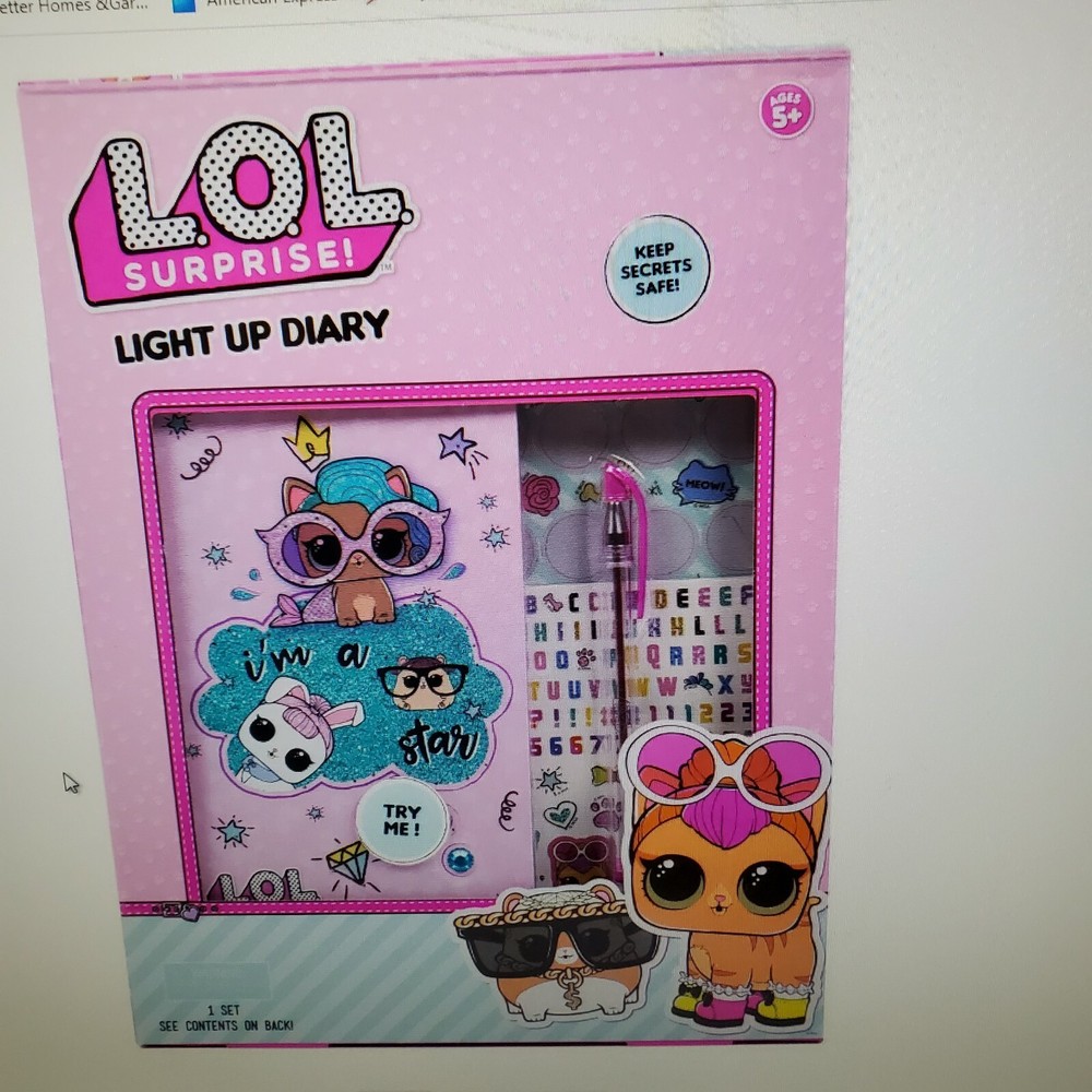 L.O.L. Surprise! Pets Light Up Diary