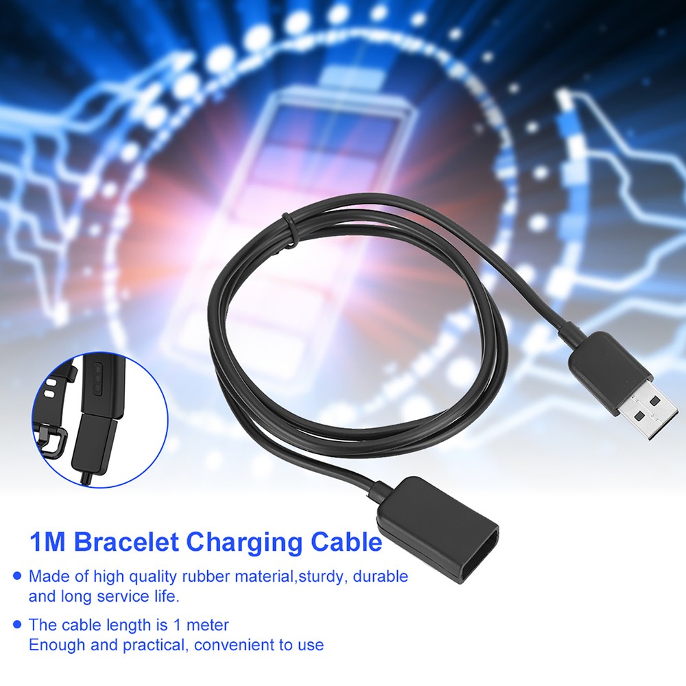 Smart Bracelet Charging Cable Bracelet Charger 1 Meter Cable