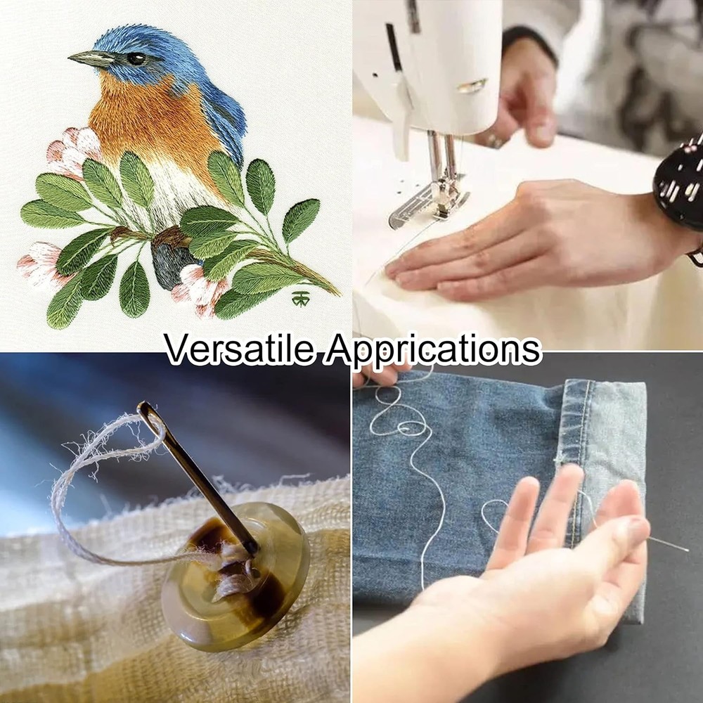 Sewing Threads Polyester Bobbin Embroidery Machine DIY