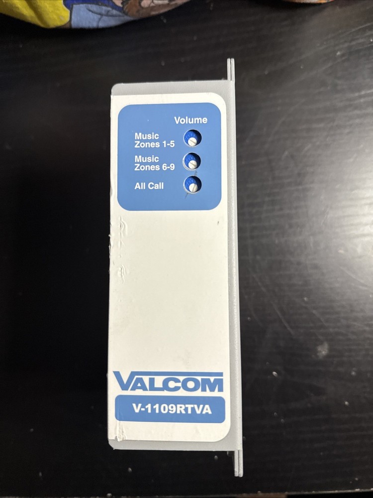 Valcom V-1109RTVA 9-Zone Page Control Intercom