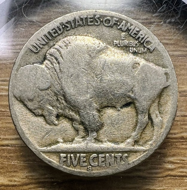 1923-S Buffalo Nickel - Actual Coin Shown - Free Shipping & Tracking INV#107