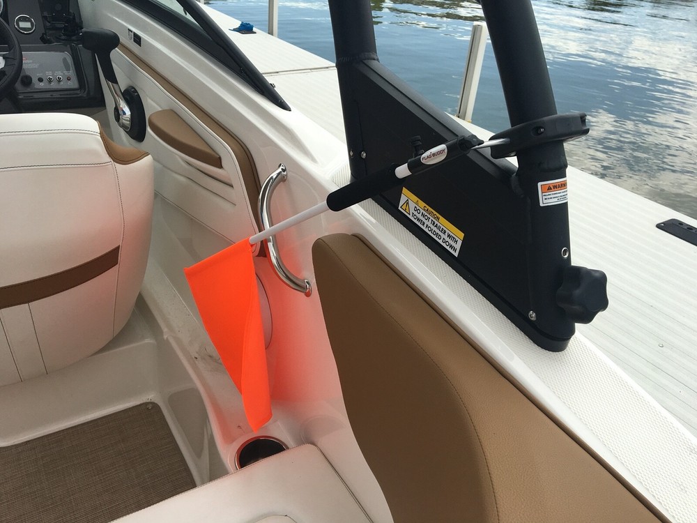 Wakeboard Tower Mount Flag Holder (It Rotates)
