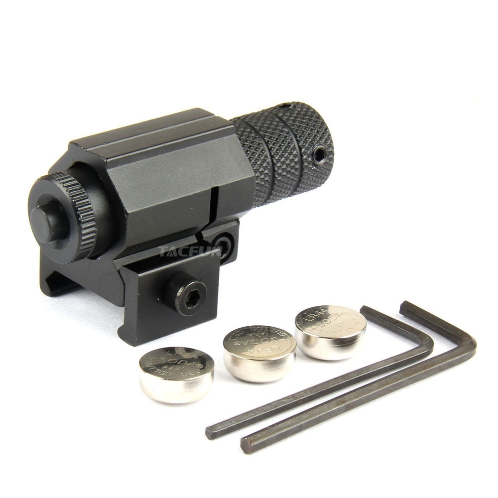 Tactical Compact Pistol Red Laser Sight Picattiny Rail