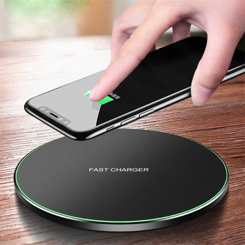 60W Wireless Fast Charger Charging Pad Dock for Samsung iPhone Android Phone