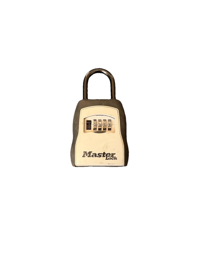 Master Lock 5400D Portable Lock Box Over-the-Knob with Resettable Combination