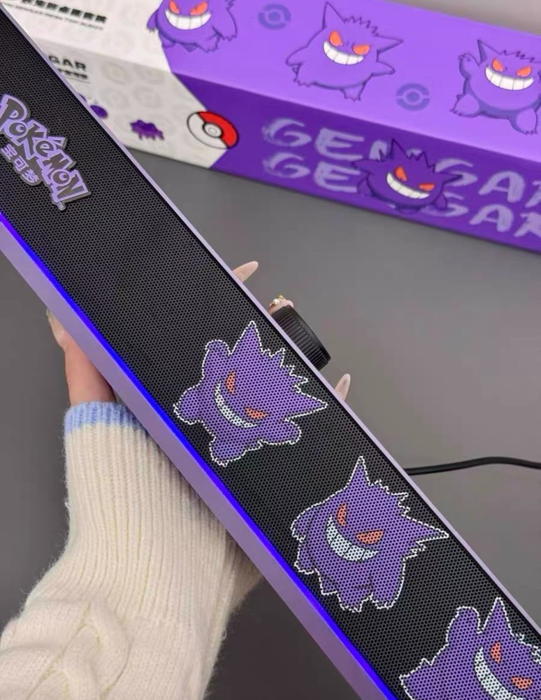 Pokémon Desktop Soundbar Gengar Multi Function Bluetooth Speaker 2025 New
