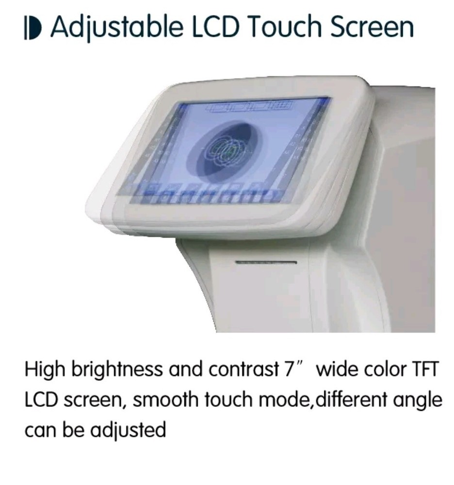 7" TFT Touch Screen Auto-Refractor Keratometer Ophthalmic Refractometer RFK-920