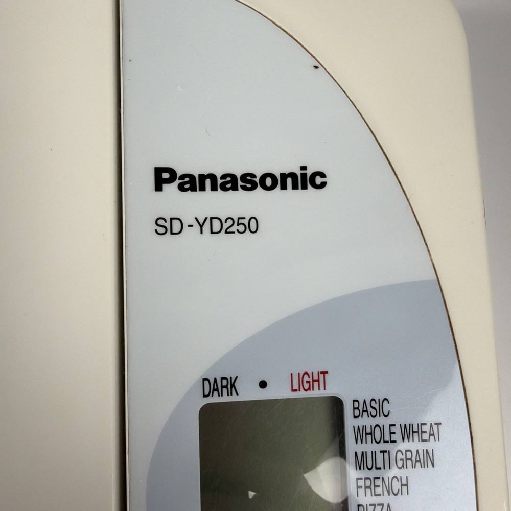 Panasonic SD-YD250 Bread Maker – Bread Pan & Paddle – Powers On – AS IS