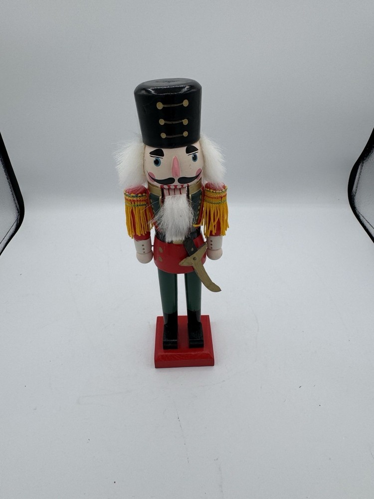 Vtg Kurt Adler 10 Inch Nutcracker In Original Box