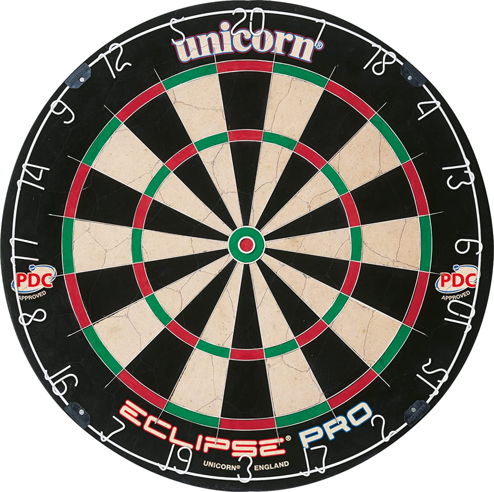 Eclipse Pro Dart Board With Ultra Slim Segmentation For Increased Scoring NEW