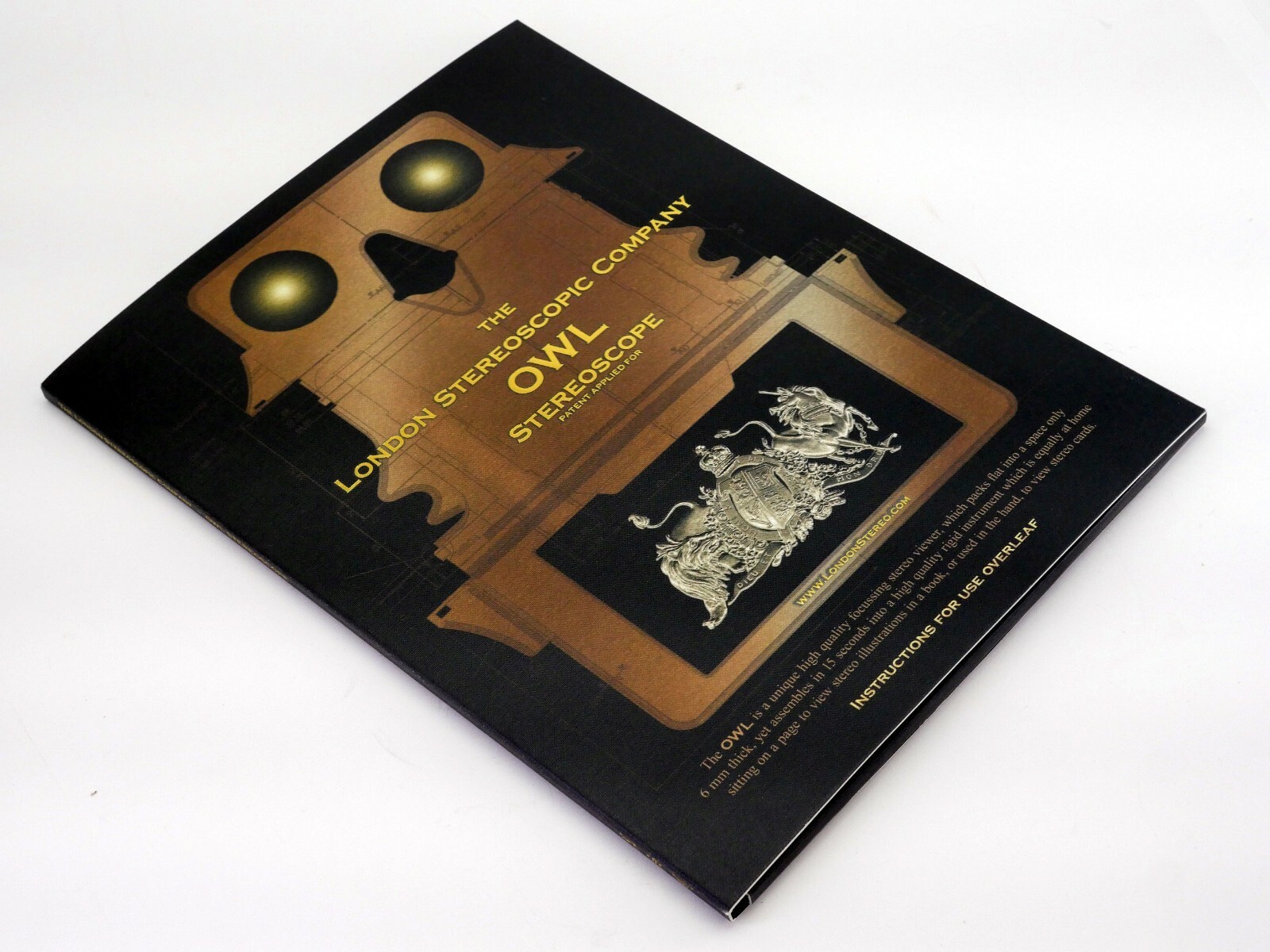 OWL Stereoscope 3d Viewer by Brian May - Improved Version 3 w/slip case