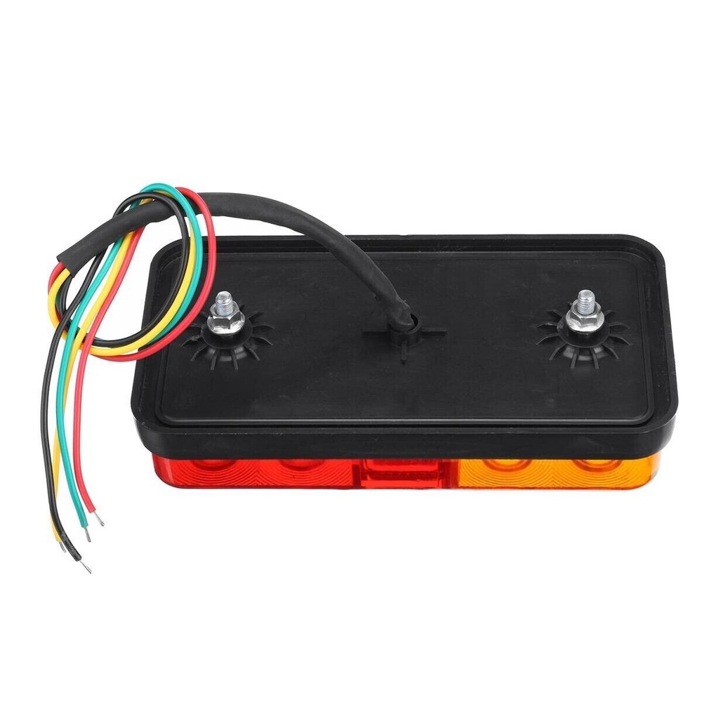 2x LED TOWING/TRAILER LAMP/LIGHT STOP/TAIL INDICATOR REFLECTOR CAR/VAN CARAVAN