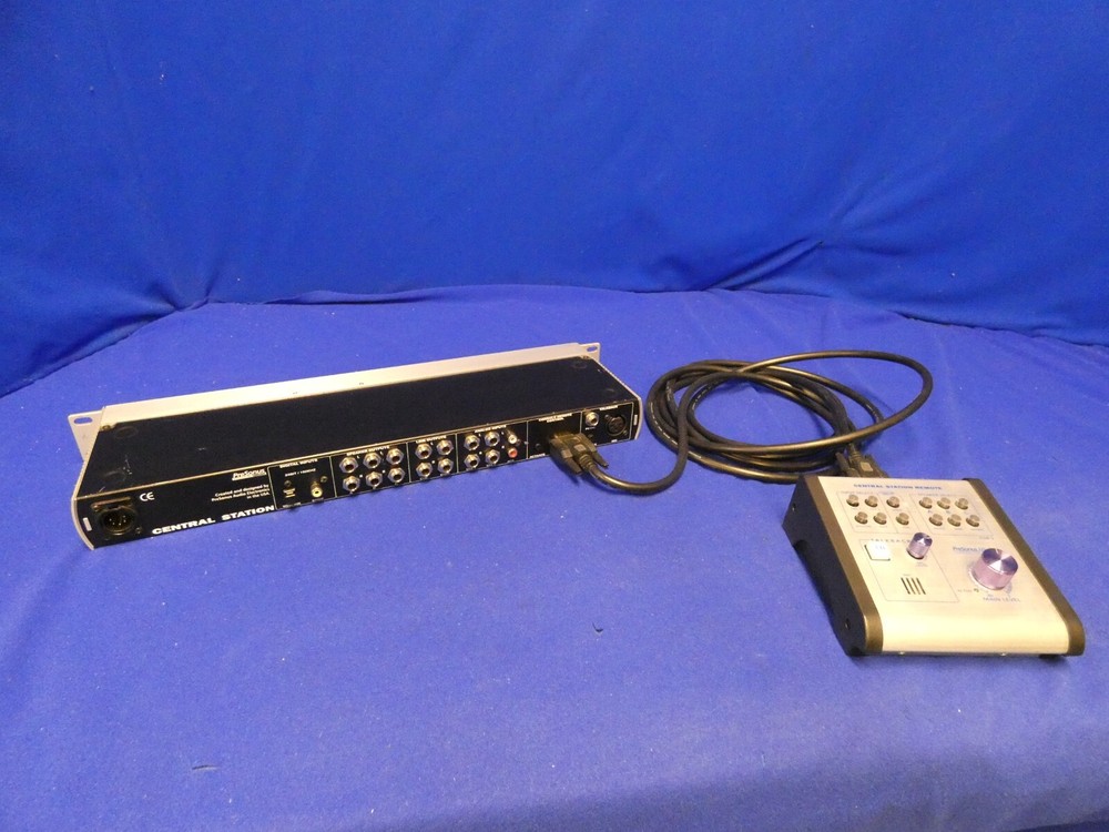 PreSonus Central Station w/Presonus Central Station Remote, Cable (untested)