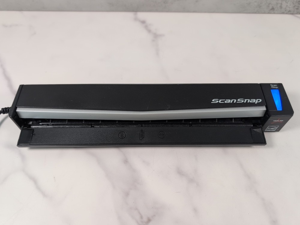 Fujitsu ScanSnap S1100 Portable Document Scanner & USB Cable Tested