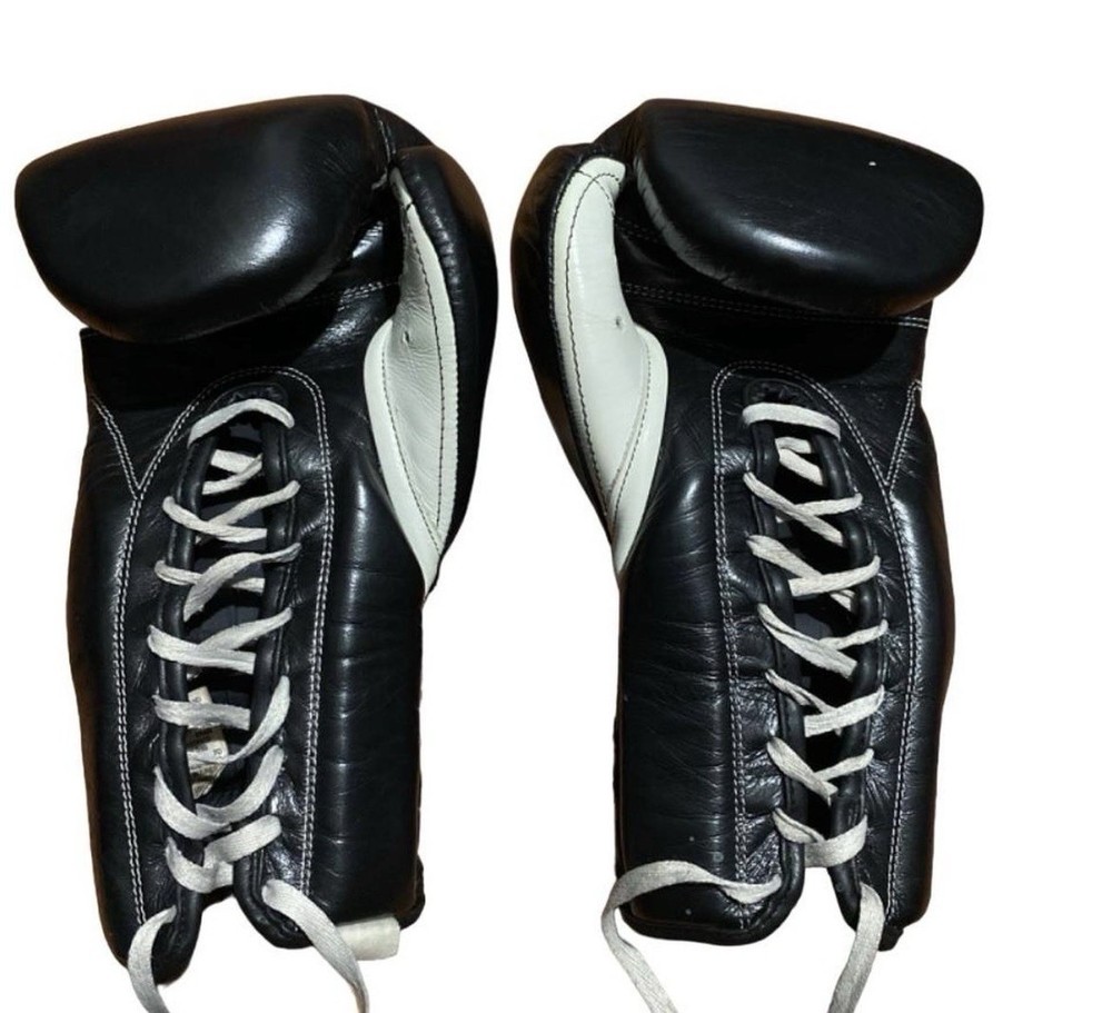Cleto Reyes Hook and Loop Boxing Gloves 14oz - Black