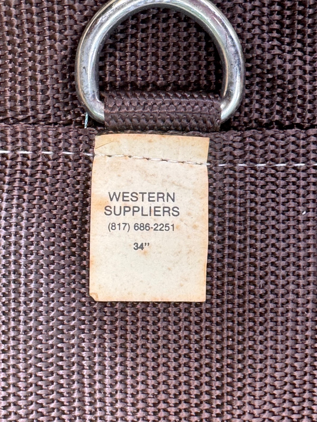 SOFT Fleece Western Horse Wide Roper Style Saddle Cinch Girth ~34"