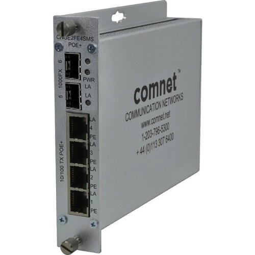 Comnet CNGE2FE4SMS 6 Port Self-Managed Ethernet Switch