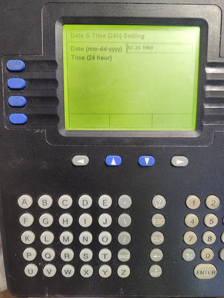 KRONOS System 4500 Time Clock Card Reader Terminal touch ID and power supply