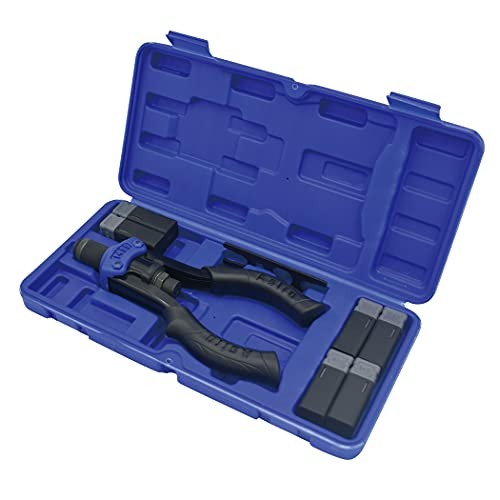 Astro Tools 1455 Hand Rivet Stud Setter Kit - Metric & SAE with Rivet