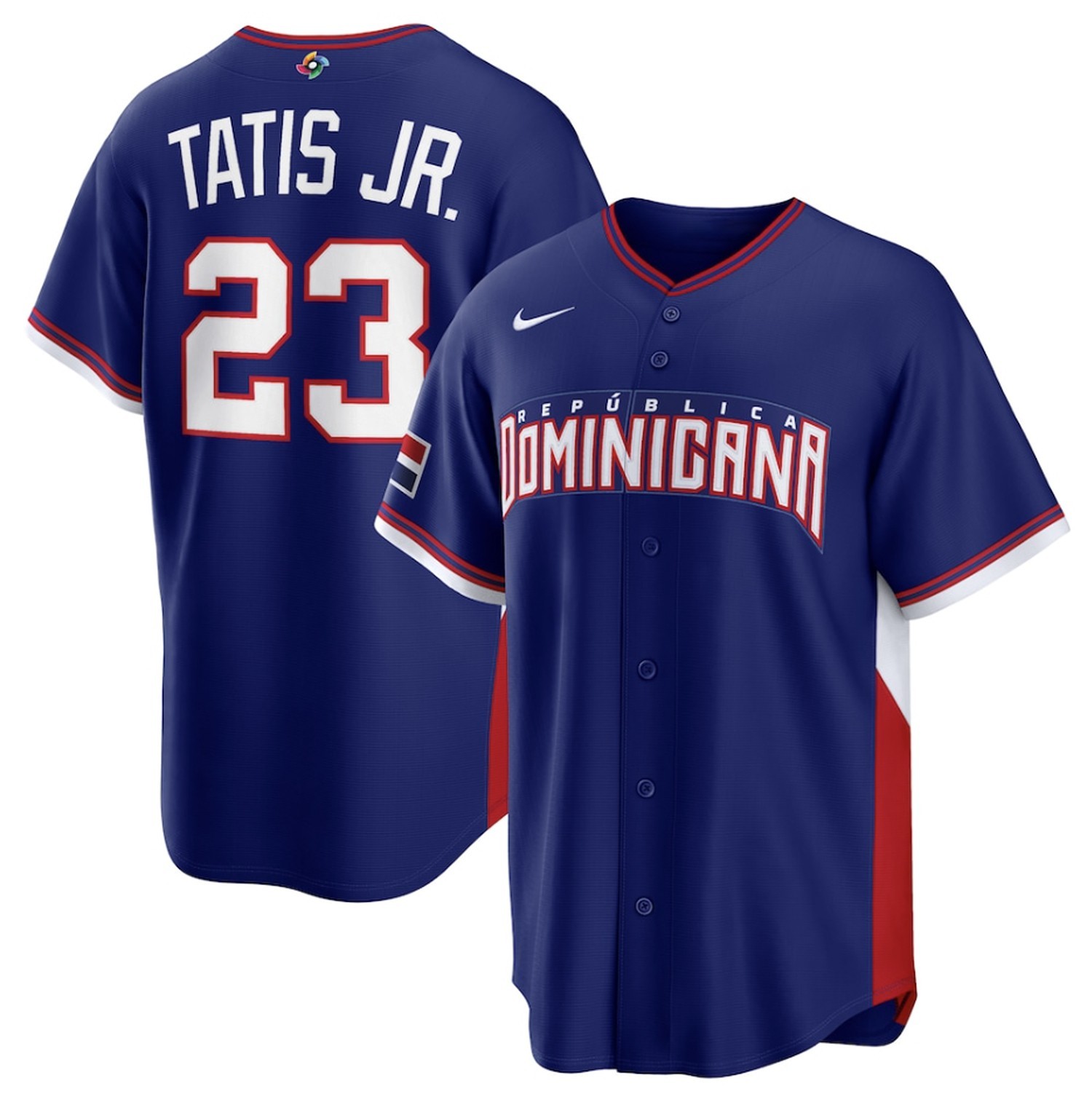 Men's Dominican Republic Baseball Fernando Tatis Jr. Royal 2026 BaseballClassic