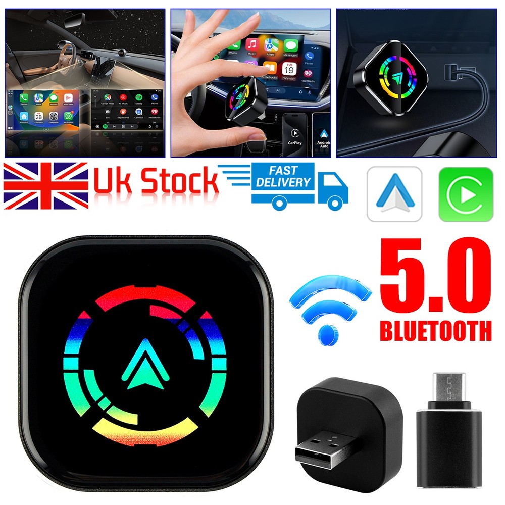 2025 USB Wireless CarPlay Adapter For iPhone Apple Wireless Dongle Plug ＆ Play